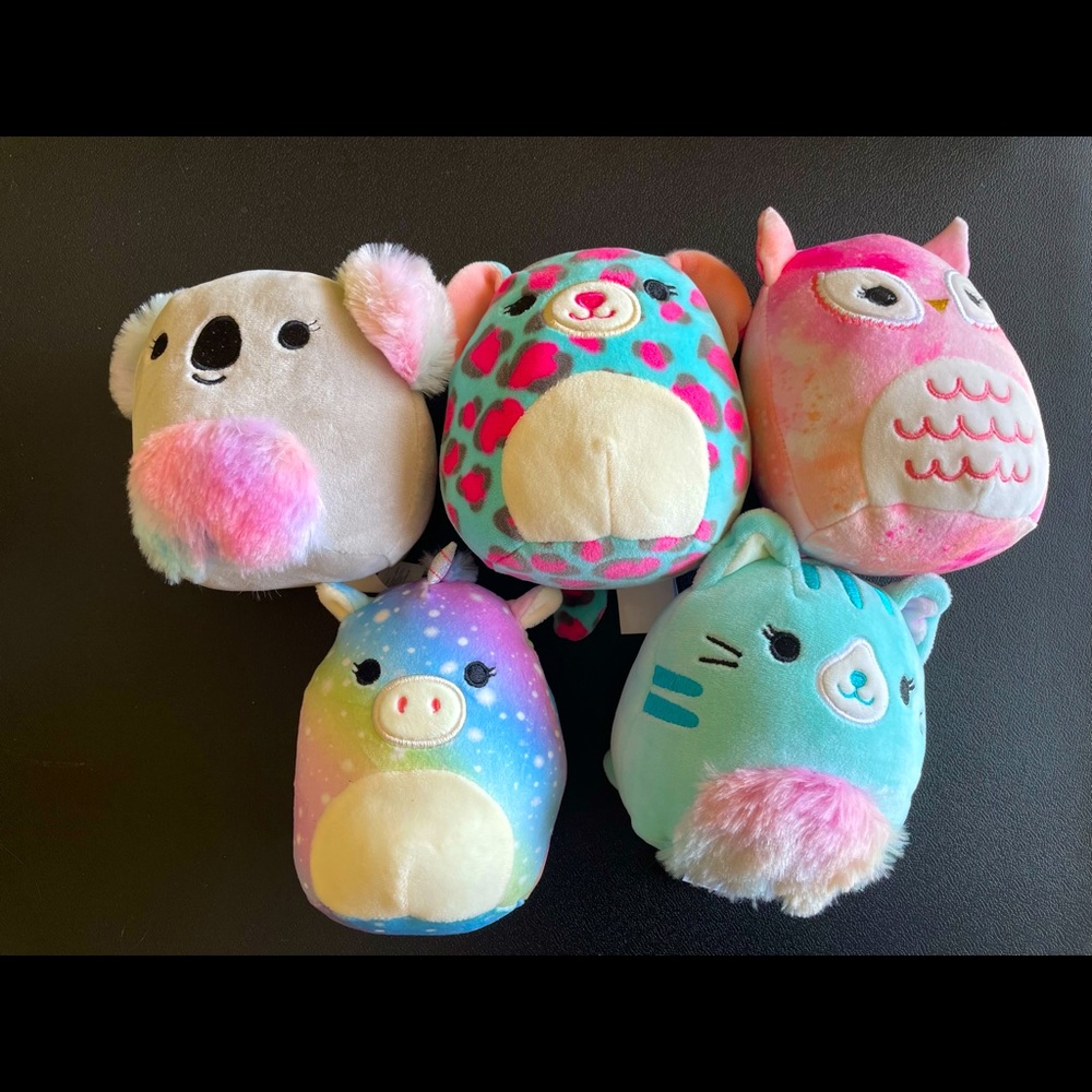 5 Mini Authentic Squishmellows